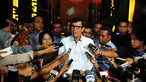 Menteri Hukum dan HAM Yosana Laoly memberikan keterangan pers, Jakarta, Senin (8/12/2014). (Liputan6.com/Johan Tallo)