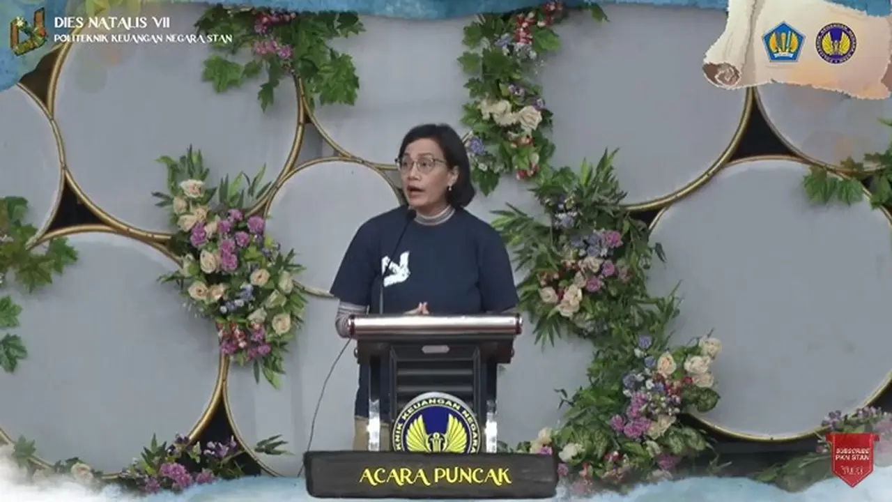 Menteri Keuangan (Menkeu) Sri Mulyani Indrawati berpesan kepada para mahasiswa PKN STAN
