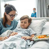 ciri ciri keracunan makanan pada anak ©Ilustrasi dibuat AI