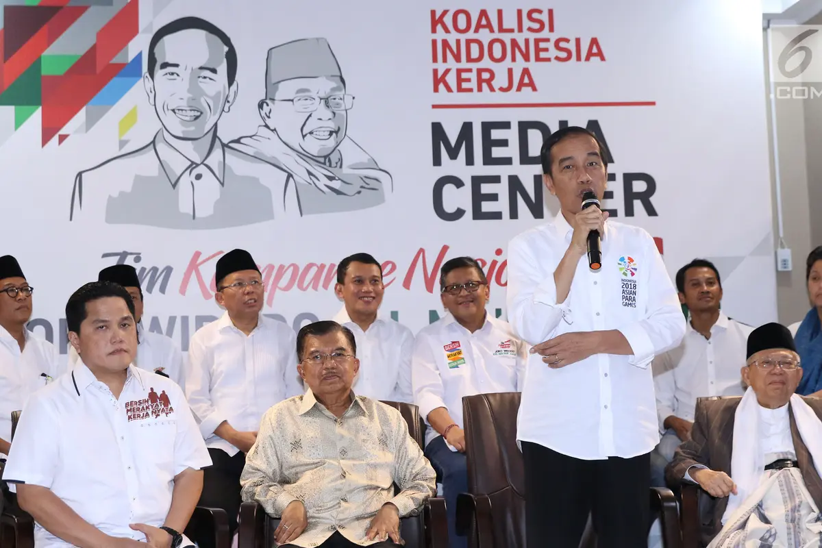 Jokowi Tunjuk Erick Thohir Jadi Ketua Tim Kampanye