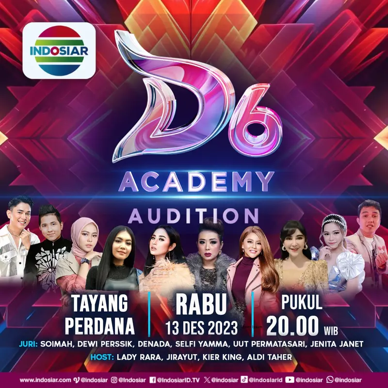 D’Academy 6 Indosiar Hadir dengan Sajian Lebih Fresh dan Modern dengan Wajah Baru Dewan Juri dan Host