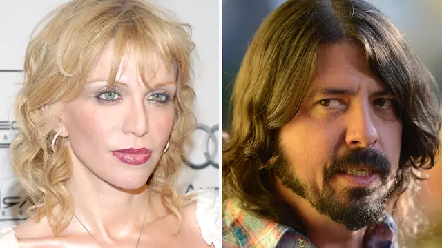 Dave Grohl dan Courtney Love