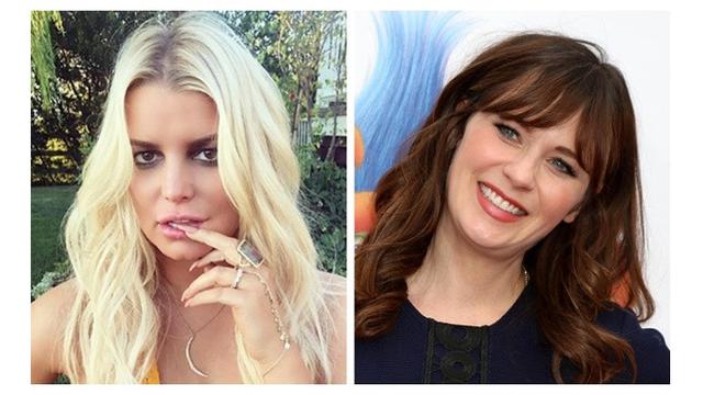 Jessica Simpson dan Zooey Deschanel