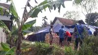 Gerakan tanah menyebabkan 79 jiwa mengungsi, di Karanggintung, Gandrungmangu, Cilacap. (Foto: Liputan6.com/BPBD Cilacap)