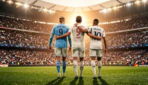Haaland, Kane, Mbappe. (Bola.com/AI-Generated)