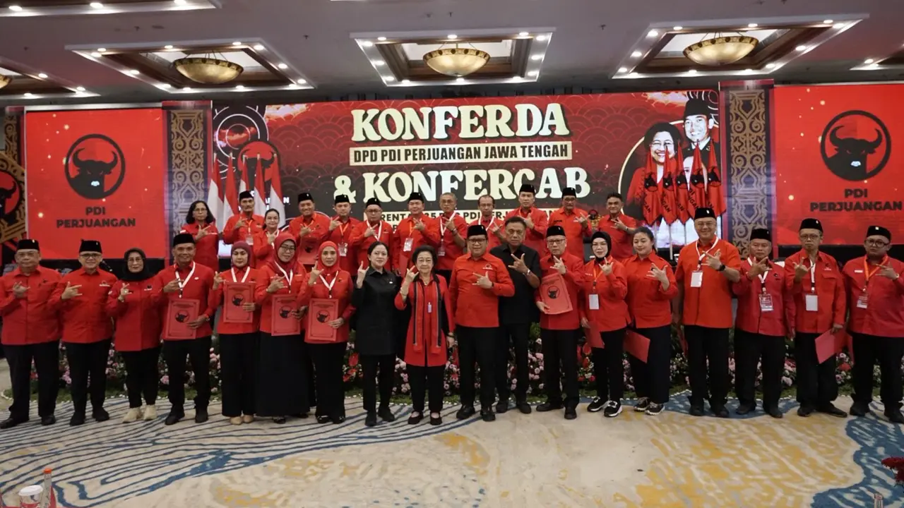 Susunan Baru DPD PDI Perjuangan Jateng: Dolfie OFP Jadi Ketua, Kaisar Kiasa Kasih dan Pinka Haprani Masuk Jajaran