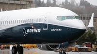 Ilustrasi pesawat Boeing 737 MAX (AFP Photo)