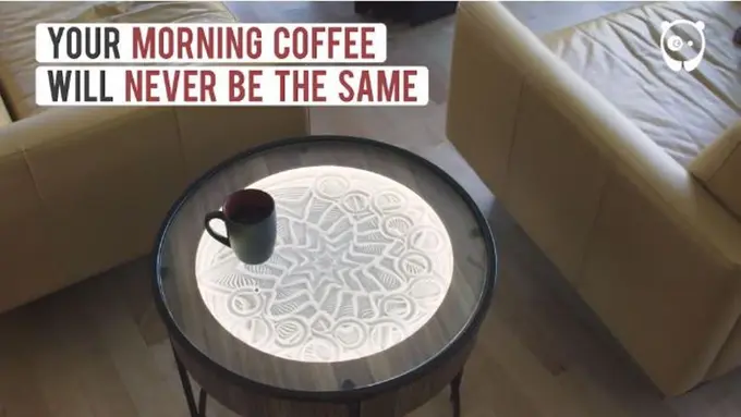 [Bintang] Epic! Meja Ini Bisa Melukis Irama dari Musik yang Kamu Dengar