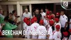 Legenda Manchester United itu berada di Jakarta untuk mengampayekan pentingnya gaya hidup sehat dengan olahraga
