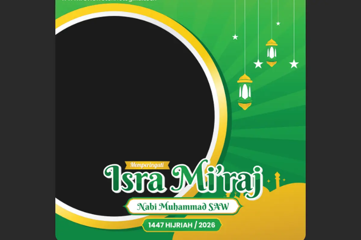 Twibbon Unik untuk Rayakan Isra Miraj