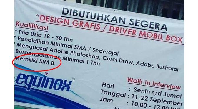 6 Syarat Lowongan Kerja Ini Unik Banget Bikin Pelamar Senyum Tipis Hot Liputan6 Com
