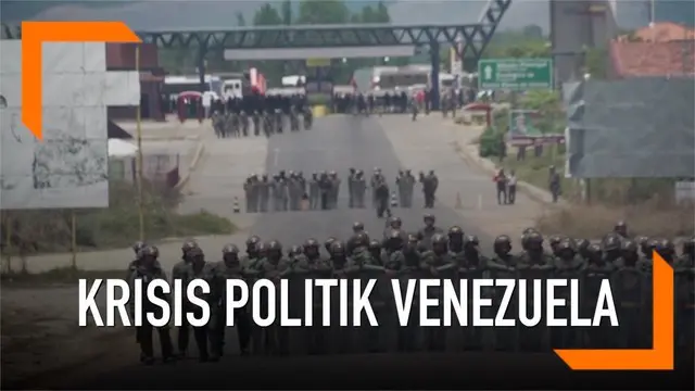 VIDEO: Blokir Bantuan, Perbatasan Venezuela-Brasil Rusuh