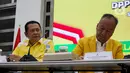 Agenda utama rapat pleno Partai Golkar malam ini, pertama pembacaan surat pengunduran diri Airlangga dari jabatan Ketua Umum sekaligus penunjukan Plt. (Liputan6.com/Angga Yuniar)