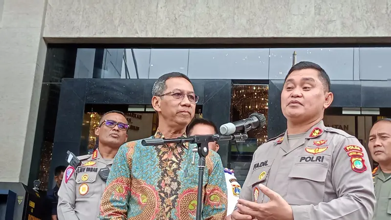 Penjabat (Pj) Gubernur DKI Jakarta Heru Budi Hartono menemui Kapolda Metro Jaya Irjen Fadil Imran pada Kamis (20/10/2022)
