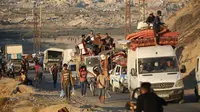 Militer Israel mengatakan bahwa mereka akan bertindak dengan kekuatan besar di Kota Gaza. (Eyad BABA/AFP)