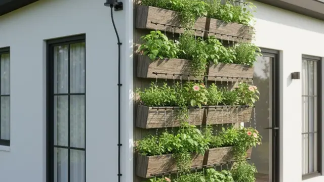 Konsep Kebun Mini di Rumah Menggunakan Sistem Irigasi Tetes Modular/ Ilustrasi Gemini AI