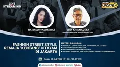 Liputan6 Update Senin, 11 Juli 2022 pukul 11.00 WIB menyajikan laporan dari segala penjuru dengan tema Fashion Street Style, Remaja "Kentang" Citayam di Jakarta

Laporan Langsung:
- Pengikut Ajaran Aboge Idul Adha Senin, 11 Juli 2022
- Harga Pert...