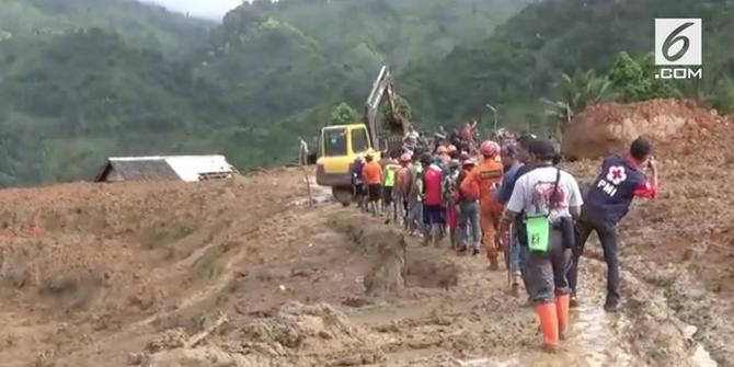 VIDEO: BPBD Fokus Cari 21 Jenazah Korban Longsor Sukabumi