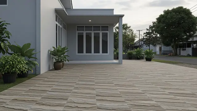 Pilihan Lantai Kasar untuk Teras Rumah Minimalis yang Desainnya Sedang Tren di 2026