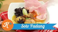 Nikmati kelezatan soto Padang dengan resep praktis berikut ini.  (Foto: Kokiku Tv)