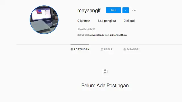 Akun Instagram Mayang Kembali Diretas