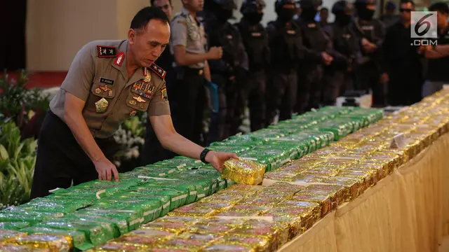 Pengungkapan 1 Ton Narkoba Jenis Sabu