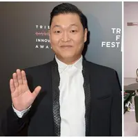 PSY dan BTS (Foto: Bintang/EPA, Twitter/bts_bighit)