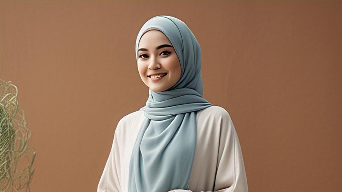 10 Warna Jilbab yang Cocok dengan Gamis Kaftan Putih untuk Idul Adha 2025