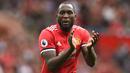 4. Romelu Lukaku (Manchester United) - Musim ini akan menjadi debut dari striker asal Belgia tersebut di Liga Champions. Meski demikian kapasitasnya sudah tidak diragukan, bahkan gawang Real Madrid juga pernah dijebolnya. (AFP/Oli Scarff)