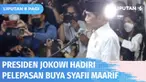 Cendekiawan muslim yang juga Mantan Ketua PP Muhammadiyah, Ahmad Syafii Maarif meninggal dunia pada usia 86 tahun. Presiden Jokowi datang melayat dan mengikuti salah jenazah bersama ribuan jemaah.
