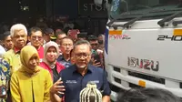 Menteri Perdagangan Zulkifli Hasan&nbsp;di Tambun, Kabupaten Bekasi, Jumat (10/2/2023)