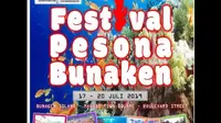 Festival Pesona Bunaken namanya, yaitu festival yang mengangkat beragam keunikan Bunaken. Tahun ini festival tersebut siap menyapa wisatawan pada 17-20 Juli 2019.