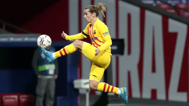 Foto Liga Spanyol: Lionel Messi Tak Berdaya, Barcelona Dibungkam Atletico Madrid