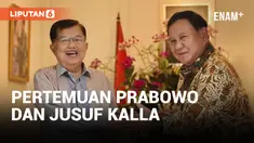 PRABOWO TEMUI JUSUF KALLA DIKEDIAMANNYA: SILATURAHMI