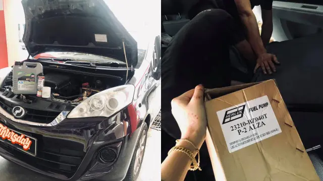Niat Hati Ingin Cari Onderdil Mobil, Pria Ini Malah Dapat Tambatan Hati. (Sumber: Facebook/Fakhrullah Yusup)