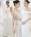 Lihat di sini beberapa potret dari proses fitting 4 gaun pengantin Dior pilihan Kimberley Anne Woltermas.