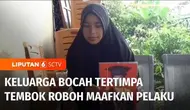 Polisi tengah menyelidiki kasus kematian bocah akibat tertimpa tembok roboh di Padang, Sumatera Barat. Sementara dengan menangis, orang tua korban memaafkan pelaku yang menabrakkan sepeda motor hingga membuat tembok roboh.