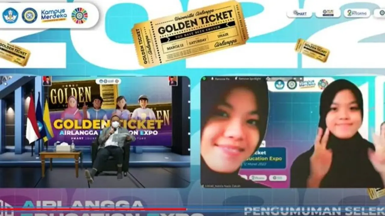 Siswa kembar raih golden ticket Universitas Airlangga. (ist)