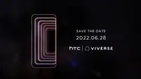 HTC akan meluncurkan HP Viverse pada 28 Juni 2022. (Doc: GSM Arena)
