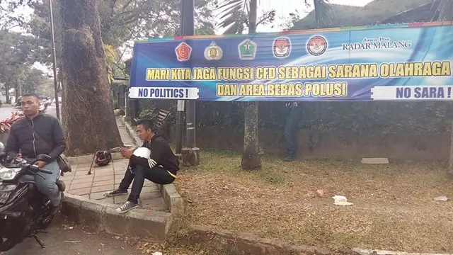 CFD Tanpa Aroma Politik Bikin Minggu Pagi di Kota Malang Tetap Nyaman