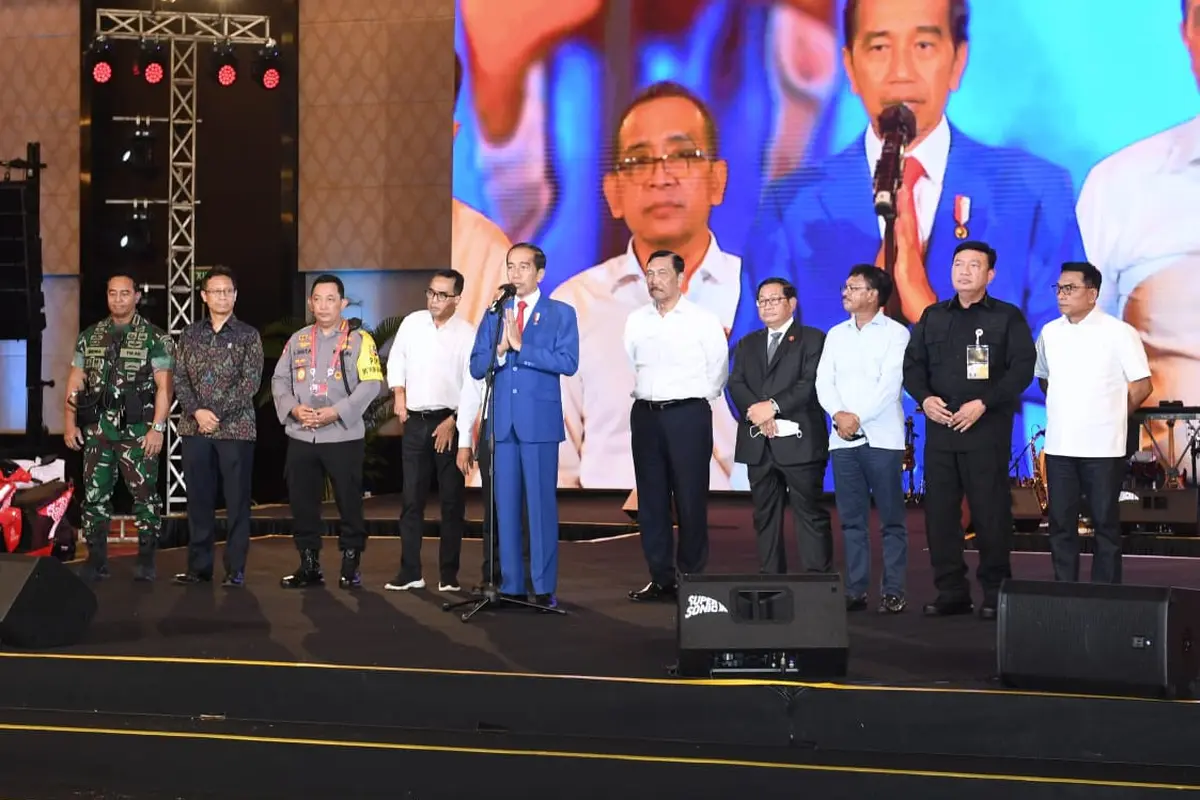 Jokowi hadiri syukuran panitia nasional pelaksana KTT G20 Bali