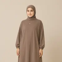 Gamis Polos Oversized (image by chatgpt)