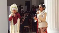 Krisdayanti dan Melly Goeslaw Duet di Upacara HUT ke-81 RI, Kompak Berbusana Merah Putih
