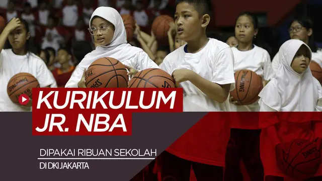 Berita video Pemda DKI Jakarta bekerja sama dengan NBA soal penggunaan kurikulum Jr. NBA di 3.100 sekolah yang tersebar di Jakarta.