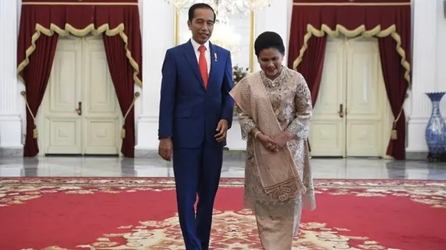 5 Momen Keluarga Jokowi Hadiri Pelantikan Presiden dan Wakil Presiden di Gedung MPR