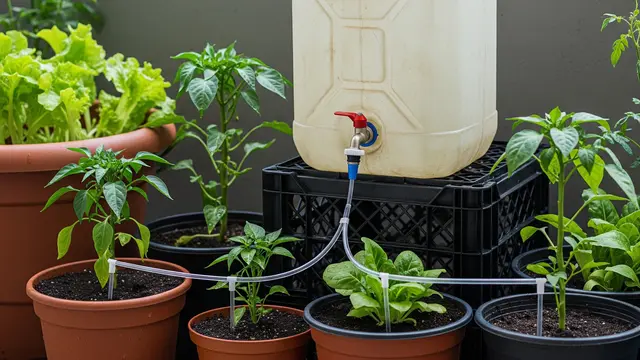 Desain Pengairan Otomatis untuk Tanaman Sayur Selama Ditinggal Mudik (AI)