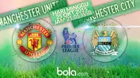 Manchester United vs Manchester City (Bola.com/Samsul Hadi)