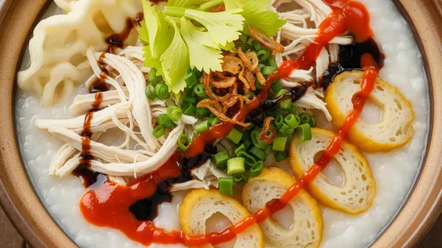 Cara Membuat Bubur Ayam dari Magic Com