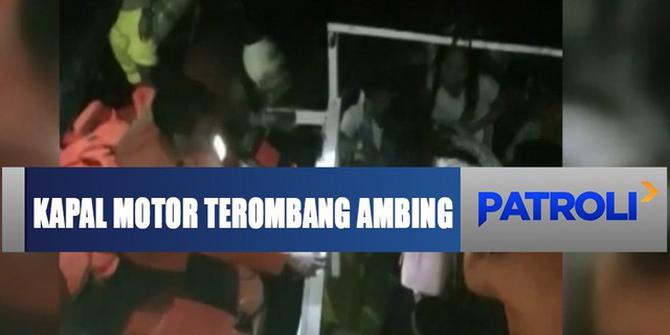 Kapal Bocor, Penumpang KM Bahari Dievakuasi di Laut Gorontalo