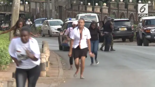Serangan teror terjadi di sebuah hotel mewah di Nairobi, Kenya. Tujuh orang tewas dalam insiden ini.